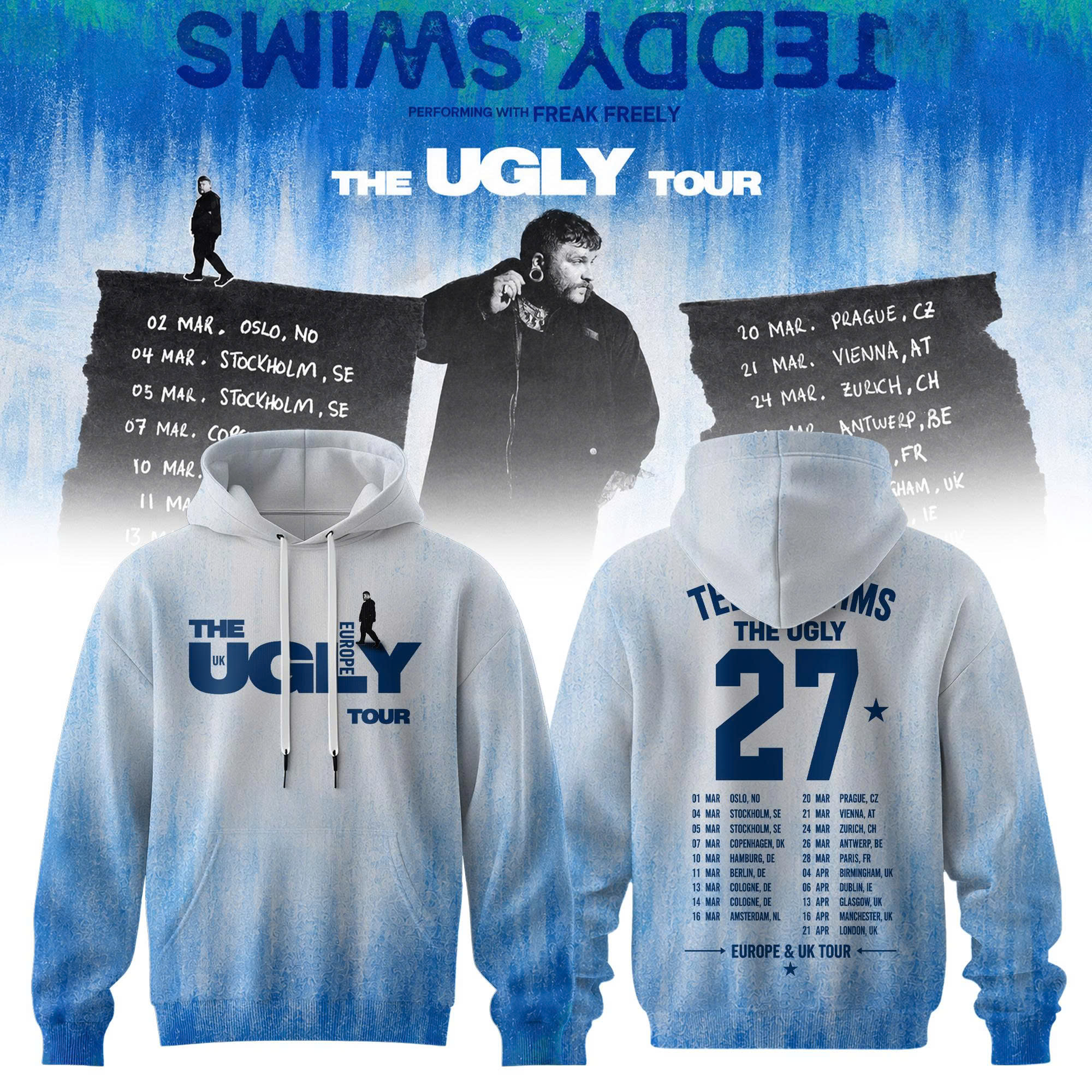 The Ugly Tour Europe &amp; UK '27 Hoodie