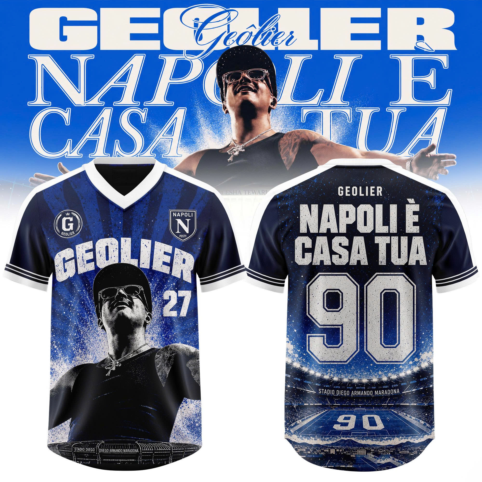 _  Geolier — Napoli È Casa Tua ’27 Hometown Jersey