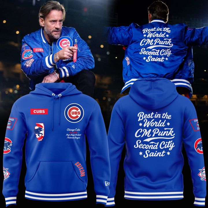 Chicago Cubs x CM Punk "Best in the World" Hoodie