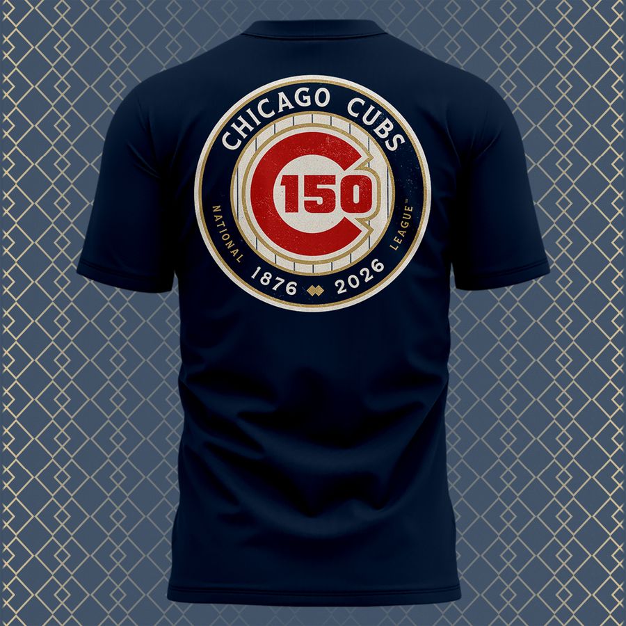 Chicago Cubs White 150th Anniversary Limited Tee