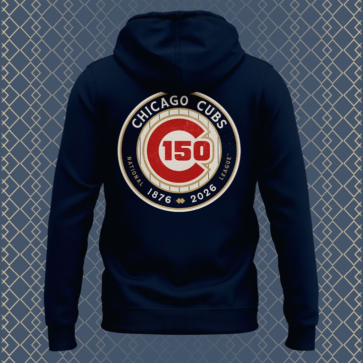 Chicago Cubs Nike White 150th Anniversary Limited Hoodie