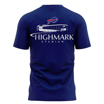 Buffalo Bills 2026 Highmark Stadium Inaugural Season Logo T-Shirt (Blue)