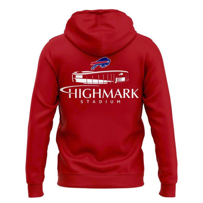 Buffalo Bills 2026 Highmark Stadium Inaugural Season Logo Hoodie (Red)
