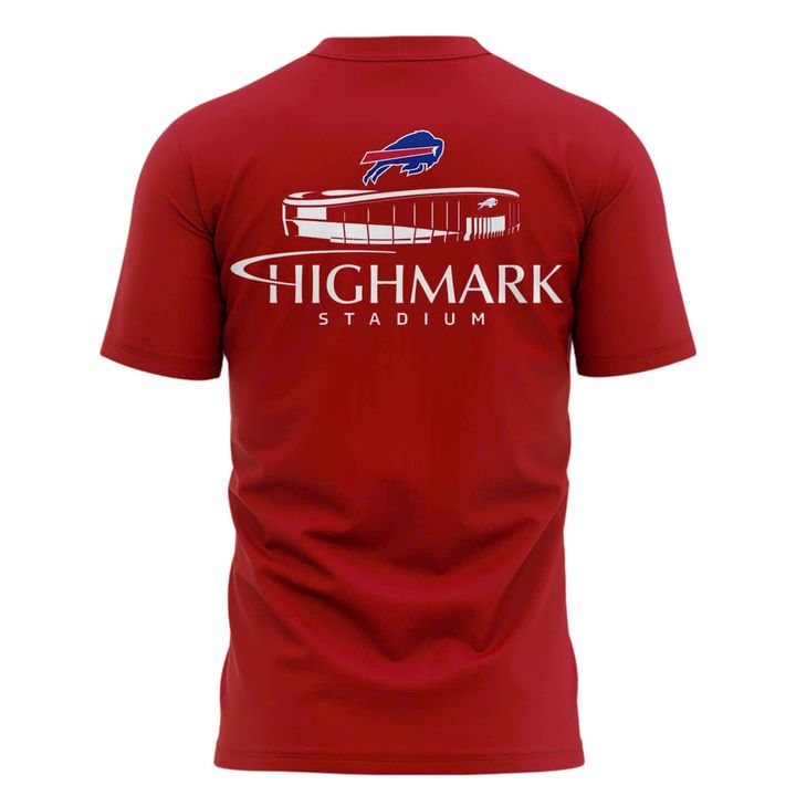 Buffalo Bills 2026 Highmark Stadium Inaugural Season Logo T-Shirt (Red)