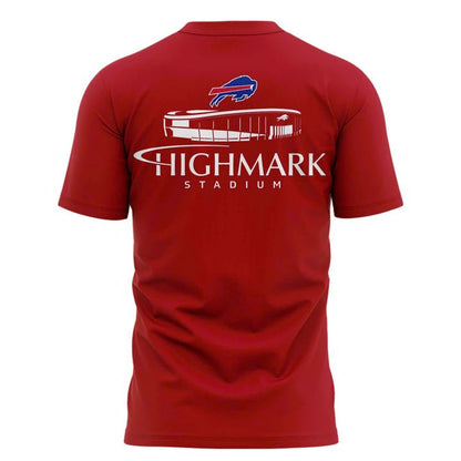 Buffalo Bills 2026 Highmark Stadium Inaugural Season Logo T-Shirt (Red)