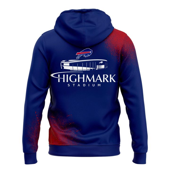 Buffalo Bills 2026 Highmark Stadium Inaugural Season Logo Hoodie (Red Blue)