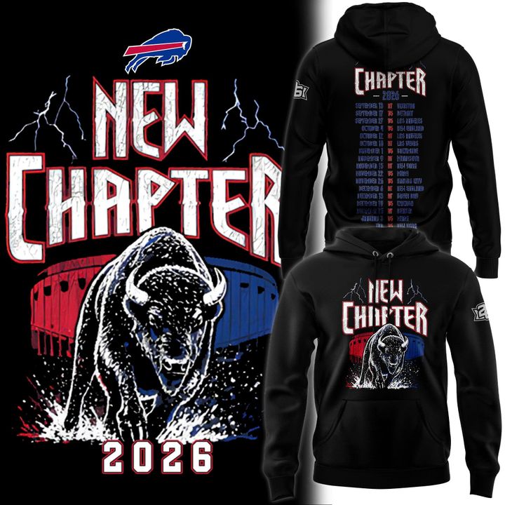 Buffalo Bills New Chapter 2026 Hoodie