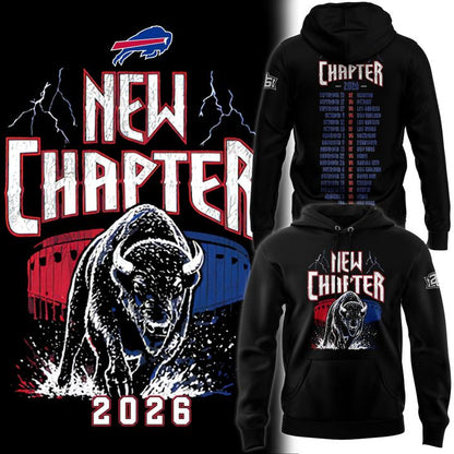 Buffalo Bills New Chapter 2026 Hoodie