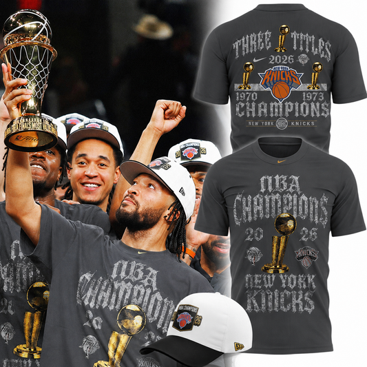 New York Knicks 2026 NBA Finals Champions Limited Edition T-Shirt