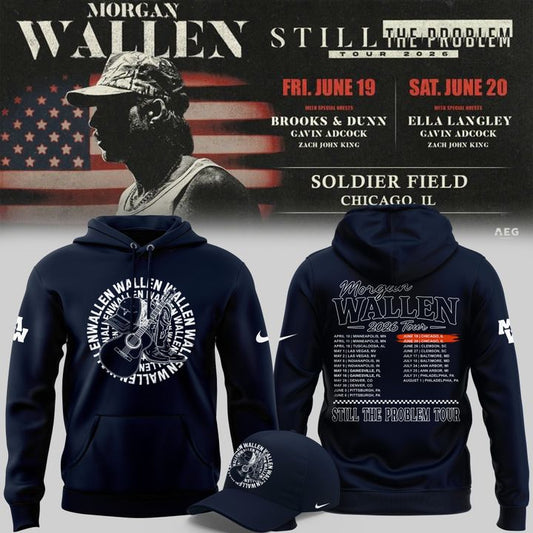 2.Exclusive Version 2026 Chicago Bears x Morgan Wallen Hoodie