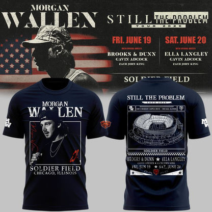 Special New 2026 Chicago Bears x Morgan Wallen Tshirt