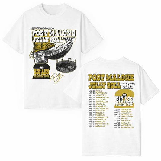 66. Special THE BIG ASS Stadium Tour Part 2 - Post Malone T-Shirt