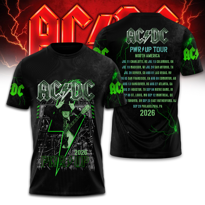 09. Perfect Edition AC/DC Power Up Tour 2026 T-Shirt