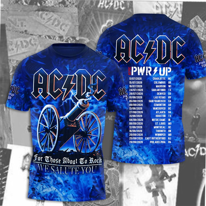 08. Limited Edition AC/DC Power Up Tour 2026 T-Shirt