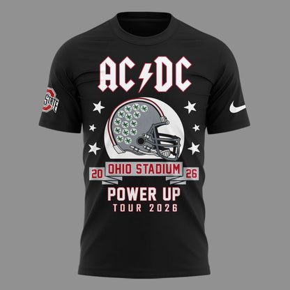 Limited Tshirt AC/DC x Ohio State Buckeyes Football - Power Up Tour 2026 T-Shirt