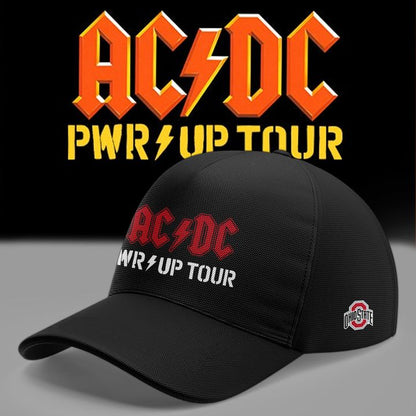 Hoodie AC/DC x Ohio State Buckeyes Football - Power Up Tour 2026 Hoodie