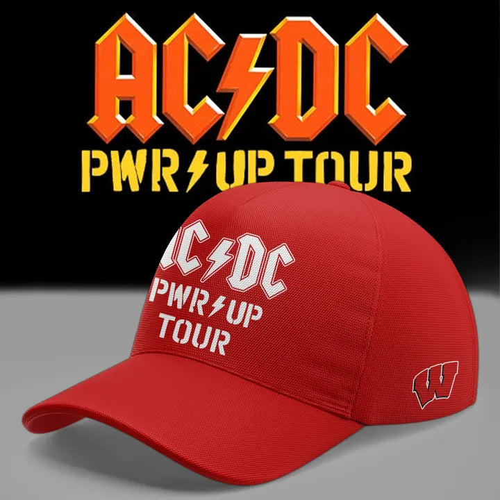02.00. Tshirt AC/DC PWR Up Tour Madison Wisconsin - Exclusive Event Tee At Camp Randall Stadium T-Shirt
