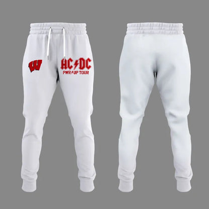 02.08. Special Tshirt AC/DC x Wisconsin Badgers Football - Power Up Tour 2026 T-Shirt