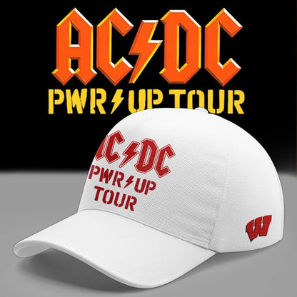 02.03. Perfect  White Shirt AC/DC PWR Up Tour Madison Wisconsin - Exclusive Event Tee At Camp Randall Stadium T-Shirt