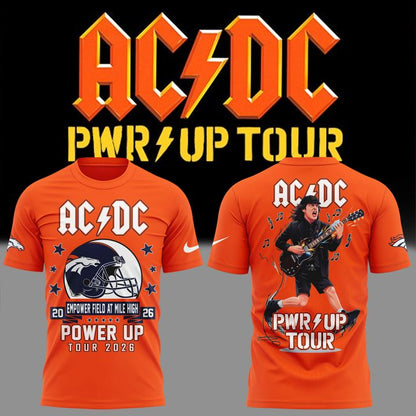 08. AC/DC x Denver Broncos - Power Up Tour 2026 T-Shirt