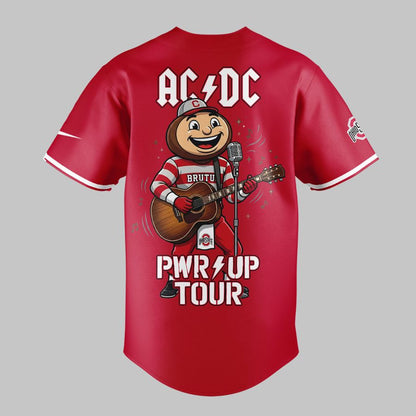 AC/DC x Ohio State Buckeyes Football - Power Up Tour 2026 Jersey