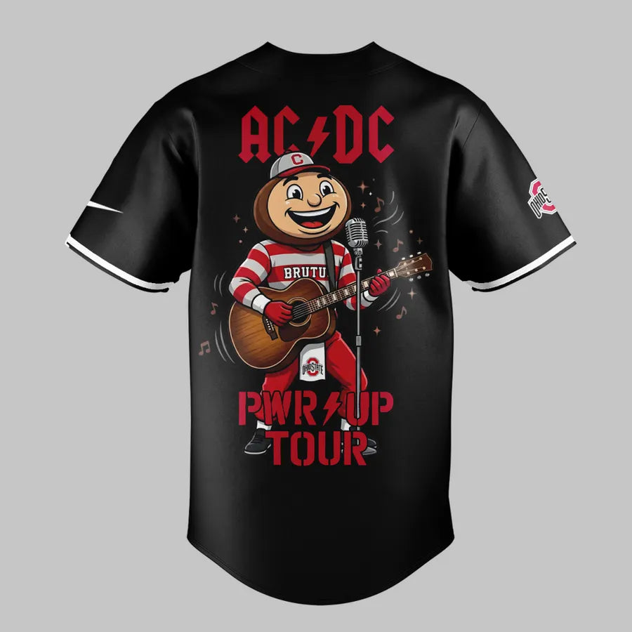 AC/DC x Ohio State Buckeyes Football - Power Up Tour 2026 Jersey