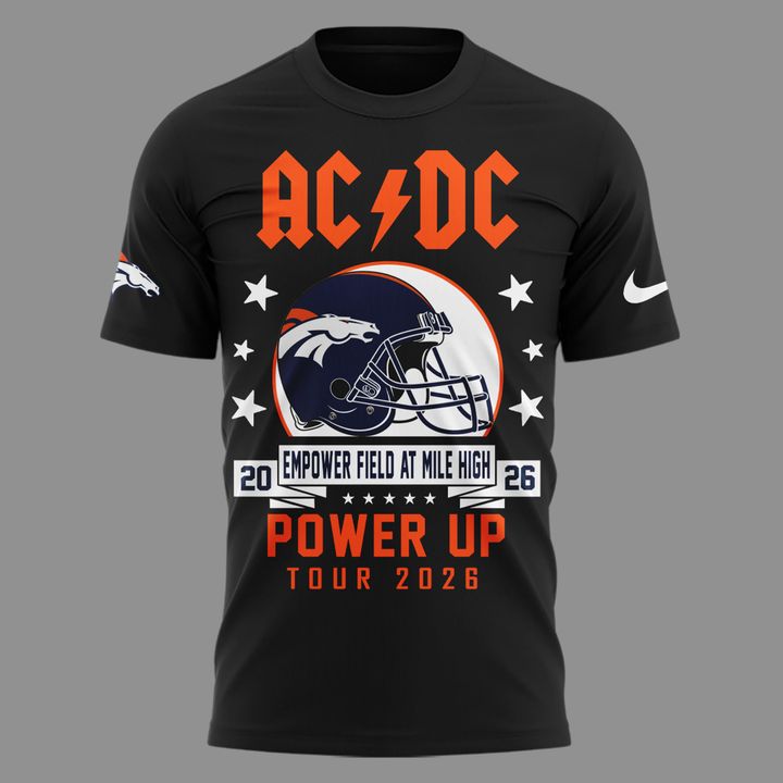 AC/DC x Denver Broncos - Power Up Tour 2026 T-Shirt