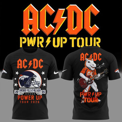 AC/DC x Denver Broncos - Power Up Tour 2026 T-Shirt