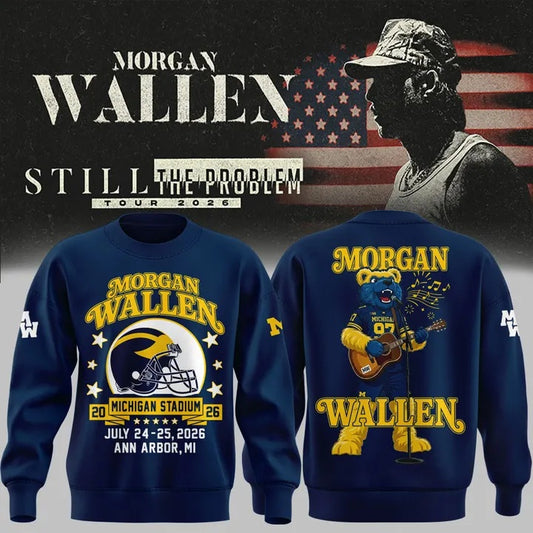 _Morgan Wallen x Michigan Football Still The Problem Tour 2026 Limited Sweatshirt