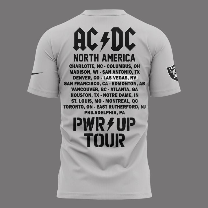 04. Limited Edition AC/DC x Las Vegas Raiders - Power Up Tour 2026 T-Shirt