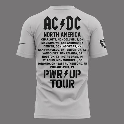 04. Limited Edition AC/DC x Las Vegas Raiders - Power Up Tour 2026 T-Shirt