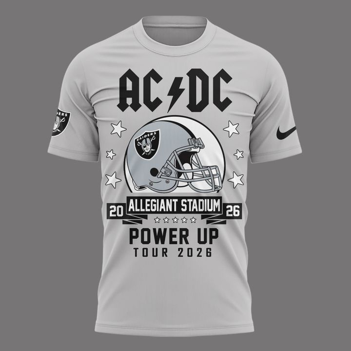 04. Limited Edition AC/DC x Las Vegas Raiders - Power Up Tour 2026 T-Shirt