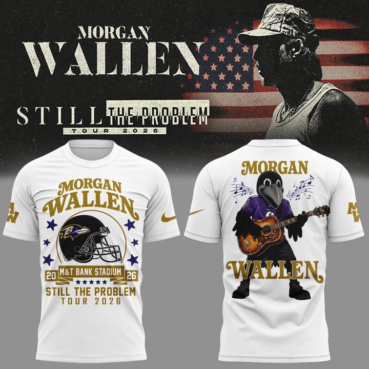 01.2. Perfect Tshirt MW x Baltimore Ravens - Still The Problem Tour 2026 T-Shirt