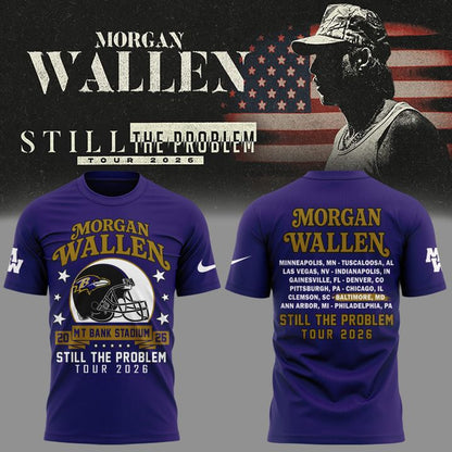 02.2. Still The Problem Tour 2026 - MW x Baltimore Ravens T-Shirt