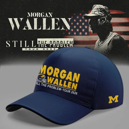 ...Morgan Wallen x Michigan Football Still The Problem Tour 2026 Limited Jersey NN v6