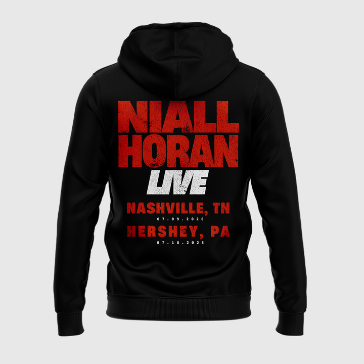 Exclusive Version Niall Horan Nashville,TN Black Hoodie 2026