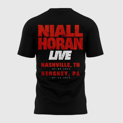 Exclusive Version Niall Horan Nashville,TN Black Tshirt 2026