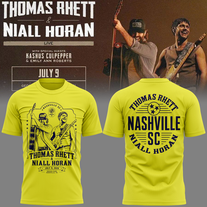 Exclusive Version Thomas Rhett x Niall Horan Nashville SC Tshirt 2026