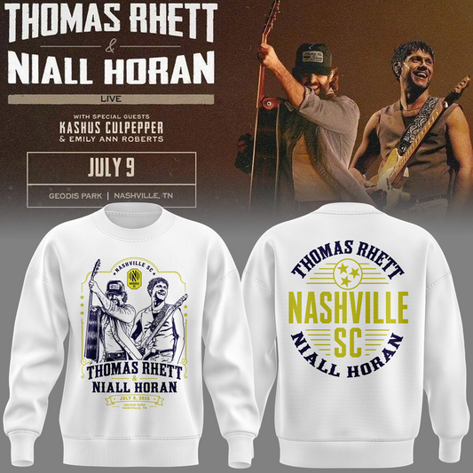 Exclusive Version Thomas Rhett x Niall Horan Nashville SC White Sweat 2026