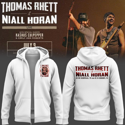 Exclusive Version Thomas Rhett x Niall Horan Nashville,TN ZipHoodie 2026