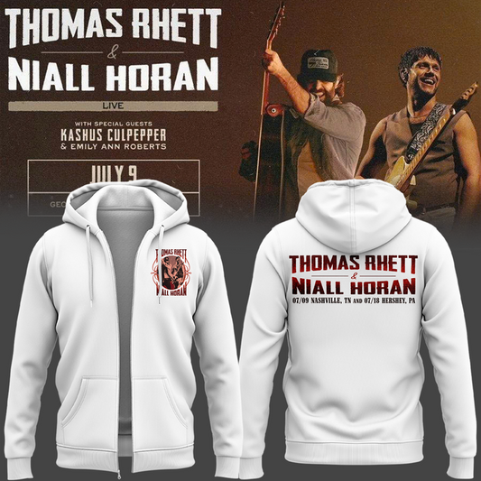 Exclusive Version Thomas Rhett x Niall Horan Nashville,TN ZipHoodie 2026