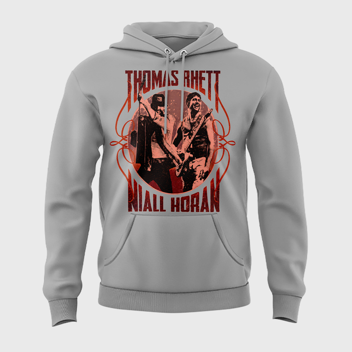 Exclusive Version Thomas Rhett x Niall Horan Nashville,TN Gray Hoodie 2026