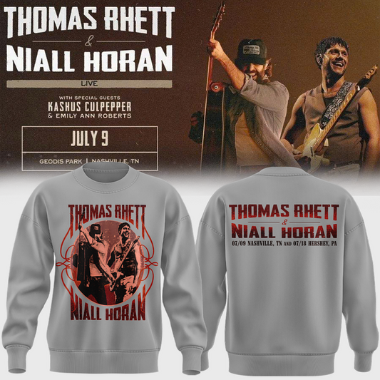 Exclusive Version Thomas Rhett x Niall Horan Nashville,TN Gray Sweat 2026