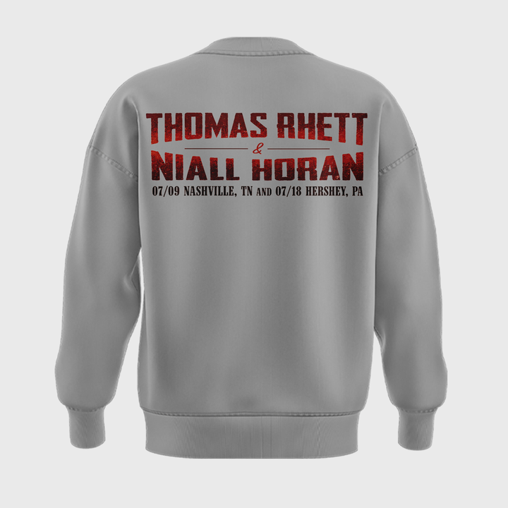 Exclusive Version Thomas Rhett x Niall Horan Nashville,TN Gray Sweat 2026