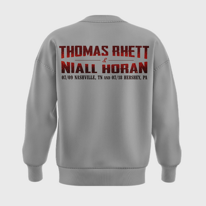 Exclusive Version Thomas Rhett x Niall Horan Nashville,TN Gray Sweat 2026