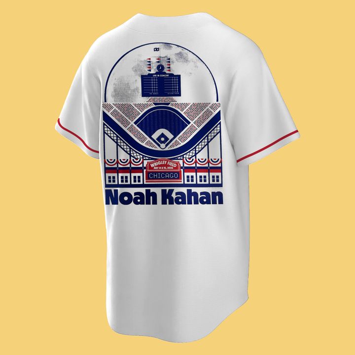 Noah Kahan's 'Great Divide Tour' coming to Chicago | Wrigley Field White Jersey