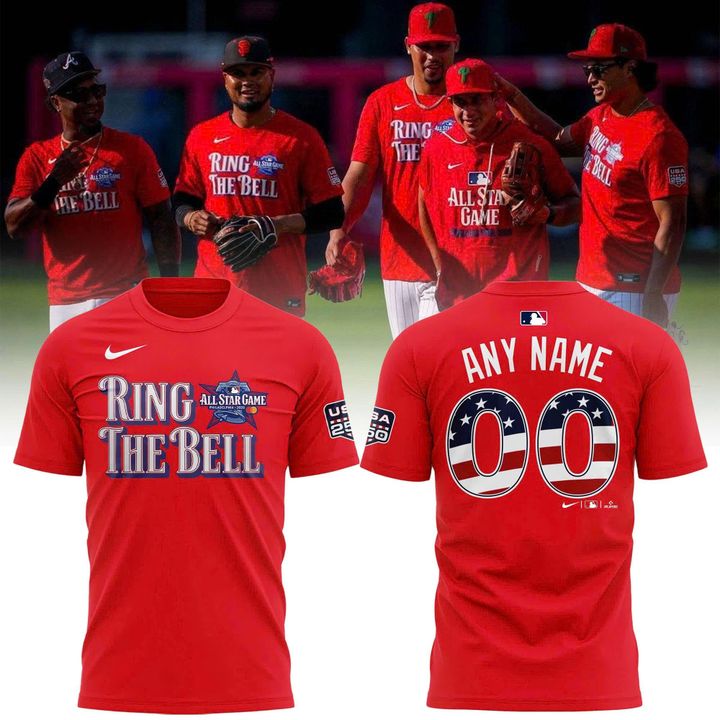 All-Star Game Men's National League Nike Red Name &amp; Number T-Shirt