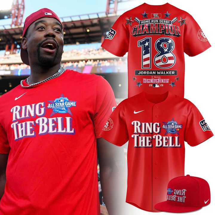 2026 MLB Home Run Derby Champion Jordan Walker Ring The Bell Fan Jersey V2