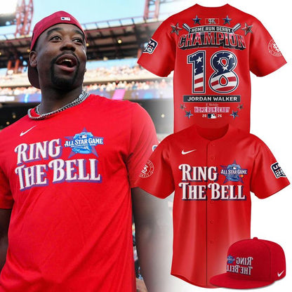2026 MLB Home Run Derby Champion Jordan Walker Ring The Bell Fan Jersey V2