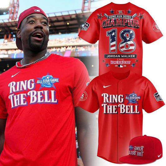 2026 MLB Home Run Derby Champion Jordan Walker Ring The Bell Fan Jersey V2